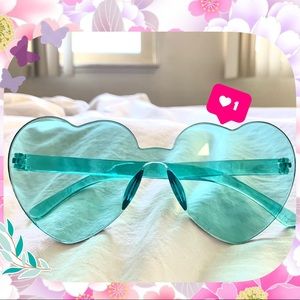 Acrylic Heart Sunglasses